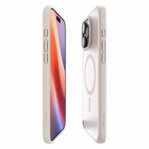 Spigen Ultra Hybrid Mag MagSafe Suojakuori iPhone 16 Pro Max 6,9 - huurrettu luonnontiitaani