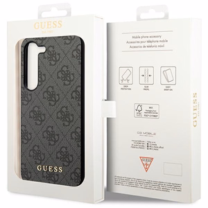Guess 4G Charms Collection Suojakuori Samsung Galaxy A35:lle - musta