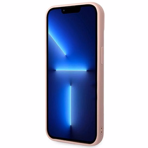 Karl Lagerfeld 3D Monogrammi kotelo iPhone 14 Plus - vaaleanpunainen