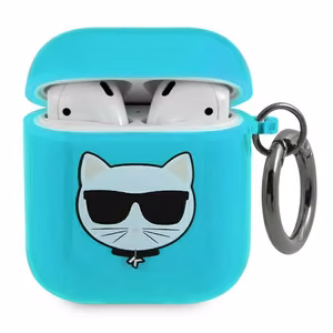 Karl Lagerfeld Choupette Case for AirPods 1/2 - Blue