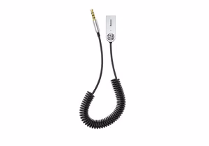 Baseus BA01 Bluetooth 5.0 audio receiver cable AUX jack audio adapter black (CABA01-01)