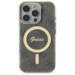 Guess IML 4G MagSafe Suojakuori iPhone 16 Pro Max:lle - Ruskea