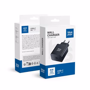 Puhelinlaturi Blue Star USB C QC4.0 PD 3A 25W TFB-TC-25WPD musta