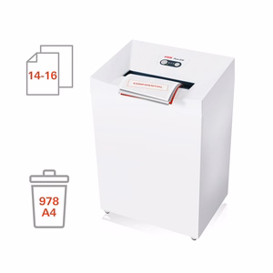 HSM Pure 530 – paperisilppuri, ristiinleikkaava, 30 cm syöttöaukon leveys, 55 dB, valkoinen (2353111)