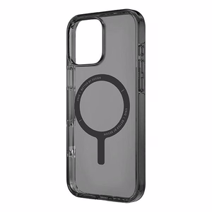 Uniq Clario kotelo iPhone 16 Pro 6.3" Magclick latauksella - savunharmaa