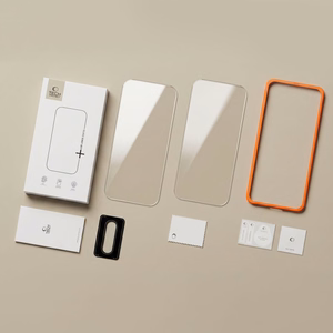 Tech-Protect Easy Set+ 2-osainen karkaistujen suojalasien sarja näytölle ja kameran linsseille mallille Samsung Galaxy A27 5G