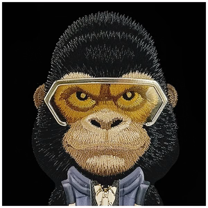 Nimmy Cool&Cute 2.0 Gorilla Suojakuori iPhone 17:lle - Musta