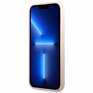 Guess 4G Triangle Logo Cardslot Suojakuori iPhone 13 Pro / 13:lle - vaaleanpunainen