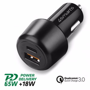 Autolaturi VoltRoad Ultimate 83W PD:llä ja QC:llä musta