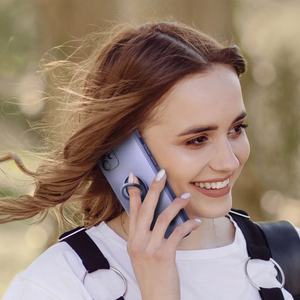 Silikoninen Suojakuori Renkaalla iPhone 7 / 8 / SE 2020 / SE 2022:lle violetti