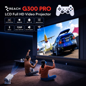 Reach G300 Pro+ pelinprojektori valkoinen