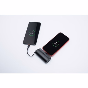 Ulkoinen akku Forcell F-Energy Power Plug F5K3 PD 20W 5000 mAh sisäänrakennetulla Lightning-liittimellä musta