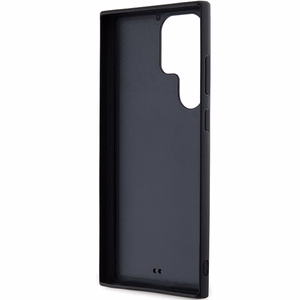 Karl Lagerfeld Suojakuori Samsung Galaxy S24 Ultra:lle KLHCS24L3DMBKCK musta HC 3D logo glitter