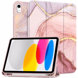Tech-Protect SC Pen Suojakuori iPad 10.9 2022:lle - vaaleanpunainen marmori