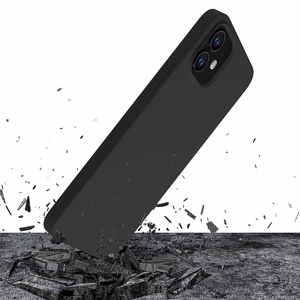 3mk Silicone Case iPhone 12 minille - musta