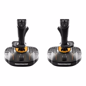 Musta Thrustmaster T.16000M FCS Space Sim Duo -lentosimulaattoriohjainsarja