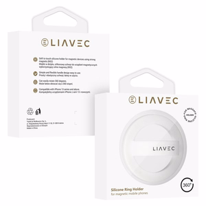 Liavec Ring Magsafe valkoinen