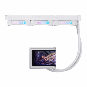 Asus ROG RYUO IV 360 ARGB - all-in-one vesijäähdytin, 12 cm (valkoinen)