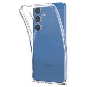 Spigen Liquid Crystal suojakuori Samsung Galaxy S25 -puhelimelle - läpinäkyvä