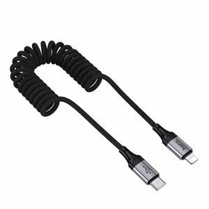 Hoco X121 kaapeli USB C - Lightning PD 2,4A 1,5 m musta