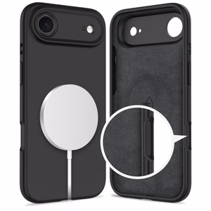 Tech-Protect Silikoninen MagSafe Suojakuori iPhone 17 Air:lle - musta