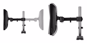 ARCTIC Z1 monitorin varsi 38/34 tuumaa USB-hubilla, pöytäkiinnike