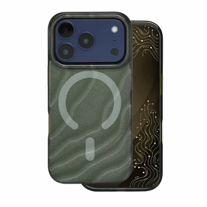 Tecto Shield Desert Mag -suojakuori mallille iPhone 17 Pro 6,3" / iPhone 18 Pro 6,3", tumman oliivinvihreä