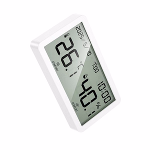 Electronic clock with hygrothermometer Hoco HX42 white