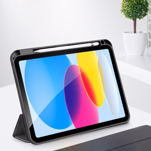 Kotelo Dux Ducis Domo Apple iPad 10.9 2022/iPad 11 2025 musta