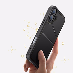 Dux Ducis Rafi II Mag Suojakuori MagSafella iPhone 16:lle - musta