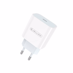 Laturi Jellico AK180 20W USB-C + USB-C-Lightning-kaapeli 1.0m valkoinen