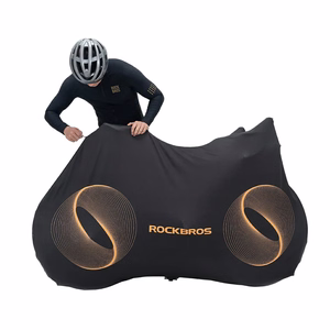 Rockbros D97 joustava suoja 24"-29" sähkö-, gravel- ja maastopyörille sekä 700C maantiepyörille - musta