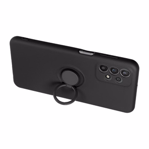 Suojakuori Samsung A37 5G:lle Silicone Ring musta