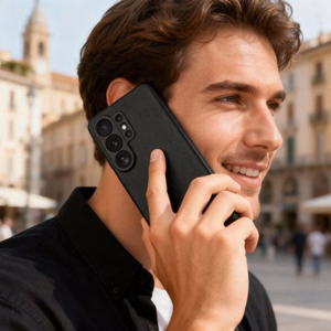 Tech-Protect Smart Wallet suojakuori Samsung Galaxy S26 Ultra:lle musta
