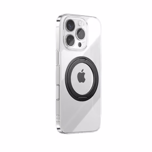 Joyroom JR-16JL6 iPhone 16 Pro Max ultrakohut MagSafe-yhteensopiva Suojakuori 360 asteen rengastelineellä - Musta