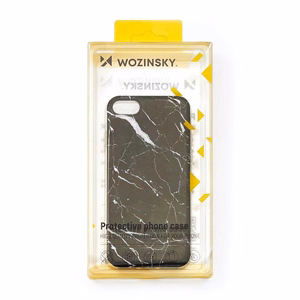 Wozinsky Marble TPU kotelo kansi Samsung Galaxy S21+ 5G (S21 Plus 5G) musta