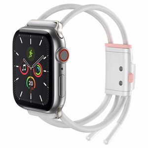 Band Baseus "Lets go" for Apple Watch Series 42 / 44mm White/Pink