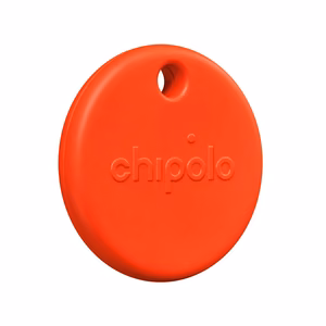 Chipolo POP Bluetooth-paikannin vaihdettavalla paristolla iOS- ja Android-laitteille, punainen