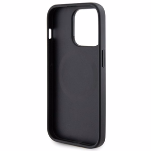 Guess GUHMP14LPSAHMCK Suojakuori iPhone 14 Pro:lle - musta Saffiano MagSafe