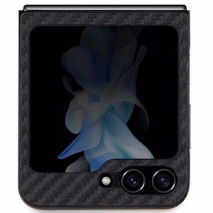 BMW Leather Carbon case for Samsung Galaxy Z Flip 5 - black