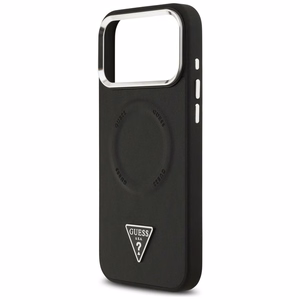 Guess MagSafe Suojakuori iPhone 17 Pro Max:lle GUHMP17XPSDTSCMK (PU Triangle Logo) - Musta