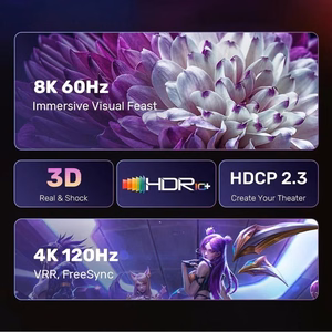 UNITEK kaapeli DisplayPort 1.4 - HDMI 2.1, 8K, 1,8 m