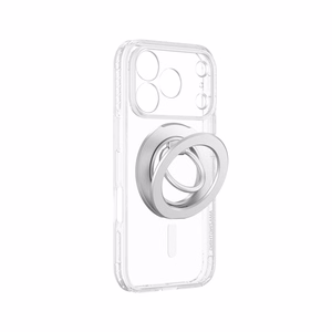 AmazingThing Titan Pro Lens Ring Set suojakuori mallille iPhone 18 Pro, kameransuojuksella ja magneettirenkaalla, MagSafe-yhteensopiva – väri: läpinäkyvä