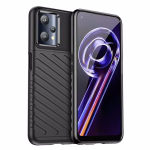 Thunder Case joustava panssaroitu suojus Realme 9 Pro musta