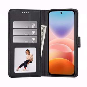 Tech-Protect Wallet -suojakuori Xiaomi Redmi 17 4G / 5G -puhelimelle, musta