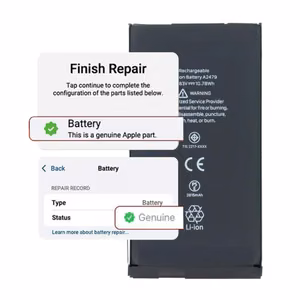 Akku yhteensopiva iPhone 12 (12 Pro) / itsediagnosoitava / Asetukset: aito /