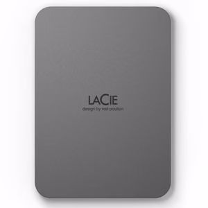 LaCie Mobile Drive Secure ulkoinen kiintolevy 4TB, USB-C, USB 3.2, Space Gray, STLR4000400
