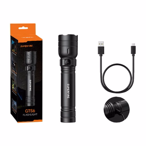 Superfire GTS6 taskulamppu, 360 lm, USB-C, 7W, 5 tilaa, 150m