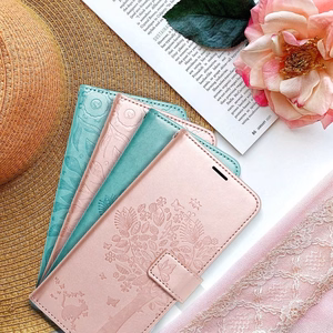 MEZZO Book-suojakuori Xiaomi Redmi Note 10 Pro:lle tree Rose Gold