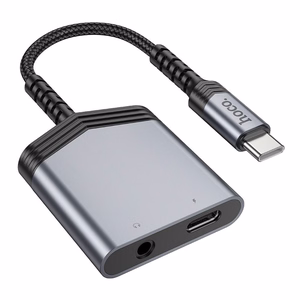 Sovitin Hoco (LS39) USB-C - (USB-C; 3,5mm) musta